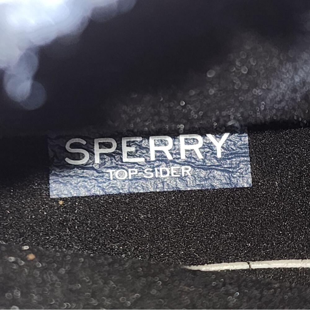 Sperry Top Sider NWOT Juneau Black Faux Suede Lace Up Hiking Boots‎ Size 8 - Picture 9 of 11